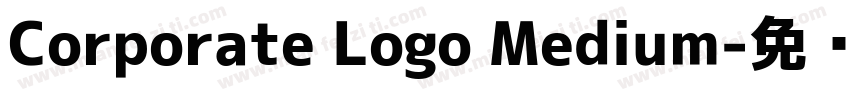 Corporate Logo Medium字体转换